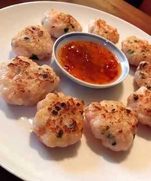 蝦餅用什么粉炸才脆皮,蝦餅怎么做呀圖12