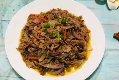 羊肉片怎么炒,炒羊肉的家常做法圖7