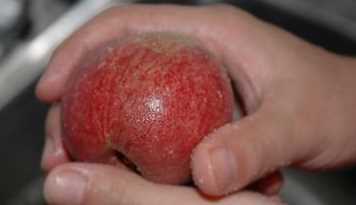 什么可以清除桃子表面的細(xì)毛,桃子去毛怎么洗干凈圖4