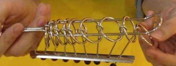 九環(huán)鎖怎么解開,九連環(huán)鎖怎么解開視頻圖2