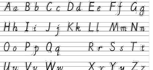 復(fù)韻母有哪些字母圖片,26個(gè)大小寫(xiě)字母怎么寫(xiě)圖1
