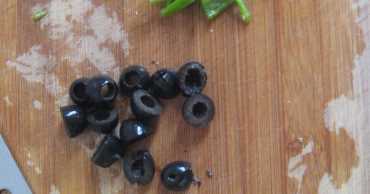 家庭烤箱烤披薩的做法,烤披薩的做法烤箱溫度圖12