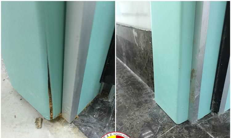 木門被水泡裂后如何修復,水管爆裂了