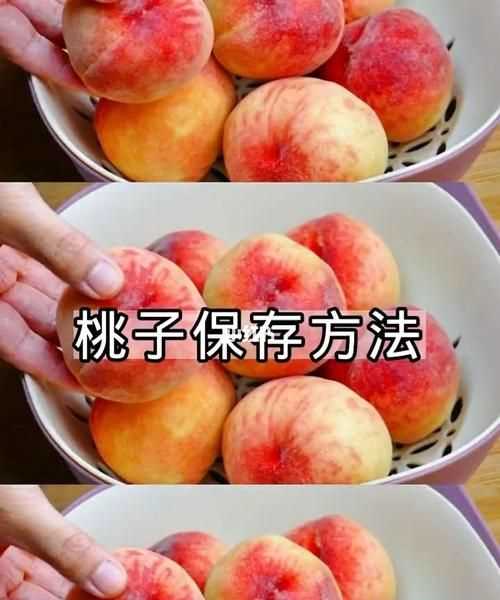 剛買的桃子怎么保存
