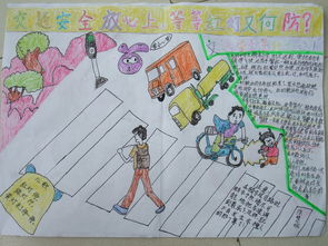 冬季交通安全宣傳知識手抄報(bào)