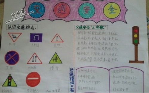 安全知識(shí)手抄報(bào)一級簡單的