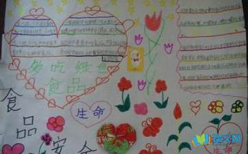 安全知識手抄報三級