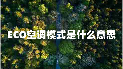 ECO空調(diào)模式是什么意思 ECO空調(diào)模式是什么意思
