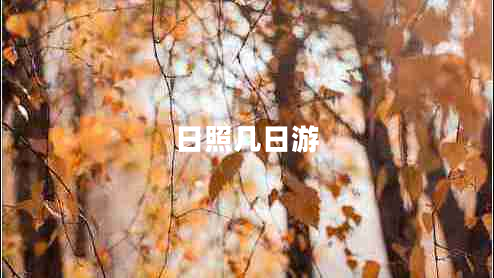 日照幾日游 日照幾日游