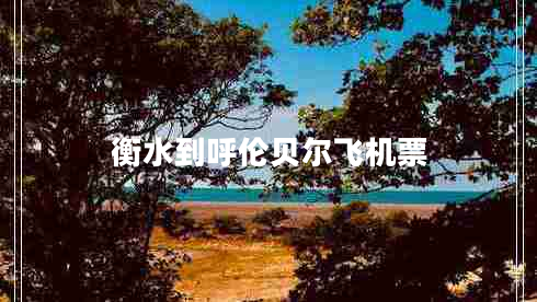 衡水到呼倫貝爾飛機票