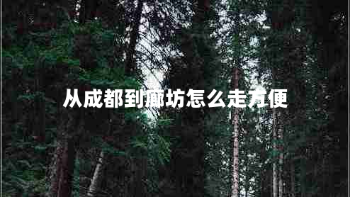 從成都到廊坊怎么走方便