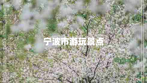 寧波市游玩景點