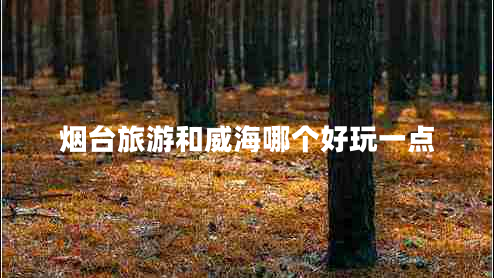 煙臺旅游和威海哪個好玩一點