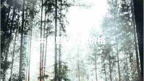 大慈恩寺門票價(jià)格