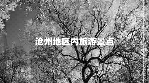 滄州地區(qū)內(nèi)旅游景點(diǎn)