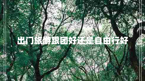 出門旅游跟團好還是自由行好