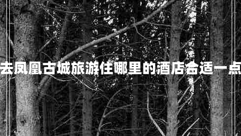 去鳳凰古城旅游住哪里的酒店合適一點