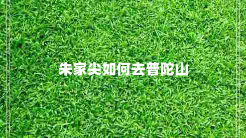 朱家尖如何去普陀山