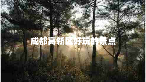 成都高新區(qū)好玩的景點(diǎn) 成都高新區(qū)好玩的景點(diǎn)