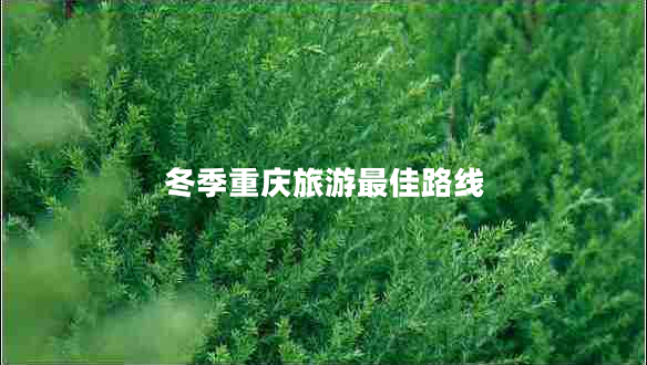 冬季重慶旅游最佳路線 冬季重慶旅游最佳路線