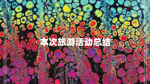 本次旅游活動總結