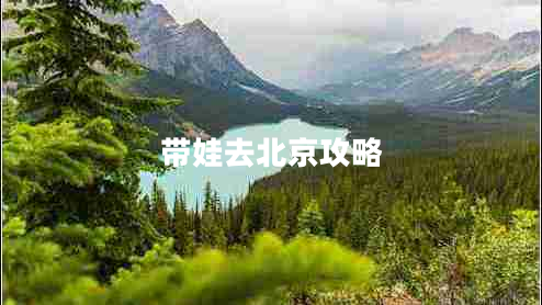帶娃去北京攻略 帶娃去北京攻略