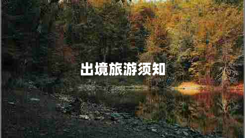 出境旅游須知