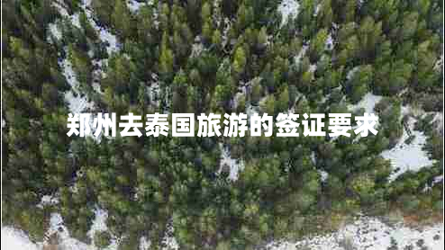 鄭州去泰國旅游的簽證要求 鄭州去泰國旅游的簽證要求