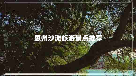 惠州沙灘旅游景點推薦 惠州沙灘旅游景點推薦