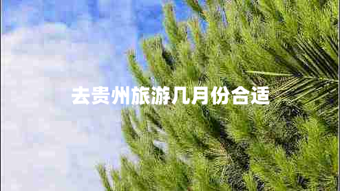 去貴州旅游幾月份合適 去貴州旅游幾月份合適