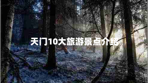 天門10大旅游景點介紹
