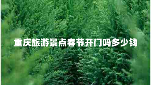 重慶旅游景點(diǎn)春節(jié)開門嗎多少錢 重慶旅游景點(diǎn)春節(jié)開門嗎多少錢