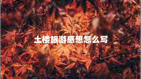 土樓旅游感想怎么寫