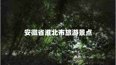 安徽省淮北市旅游景點