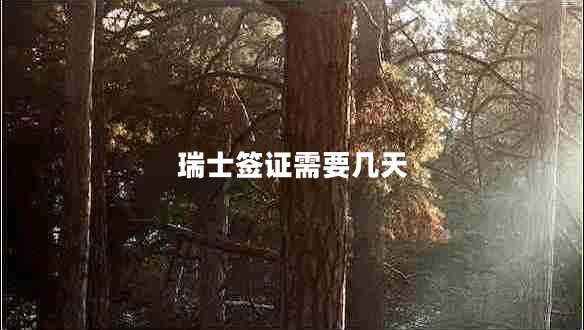 瑞士簽證需要幾天 瑞士簽證需要幾天