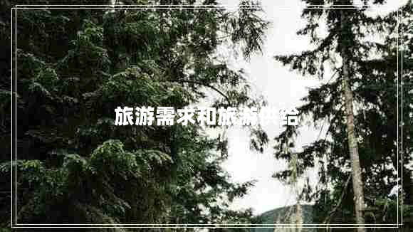 旅游需求和旅游供給 旅游需求和旅游供給