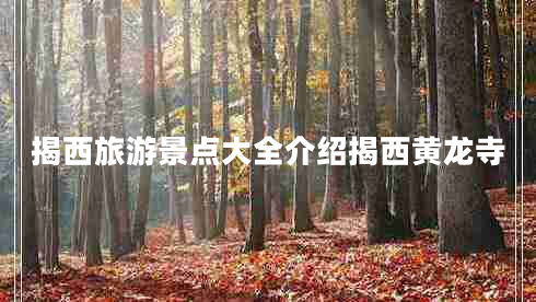 揭西旅游景點大全介紹揭西黃龍寺