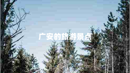 廣安的旅游景點(diǎn) 廣安的旅游景點(diǎn)