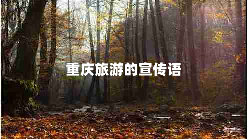 重慶旅游的宣傳語