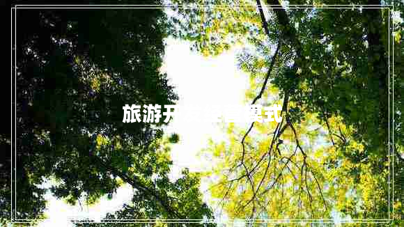 旅游開發(fā)經(jīng)營模式