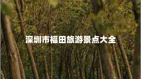 深圳市福田旅游景點大全
