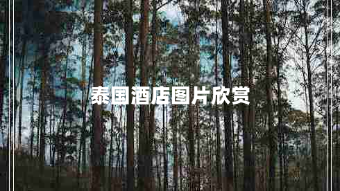 泰國酒店圖片欣賞 泰國酒店圖片欣賞