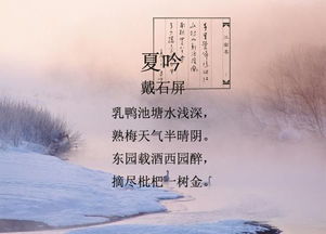 關(guān)于夏天的古詩(shī)詩(shī)句有哪些