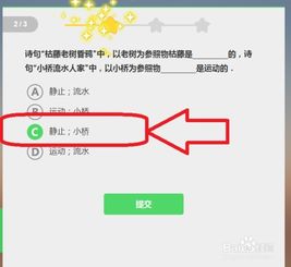 關于參照物的詩句解釋