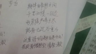 古詩(shī)中包含別字的詩(shī)句