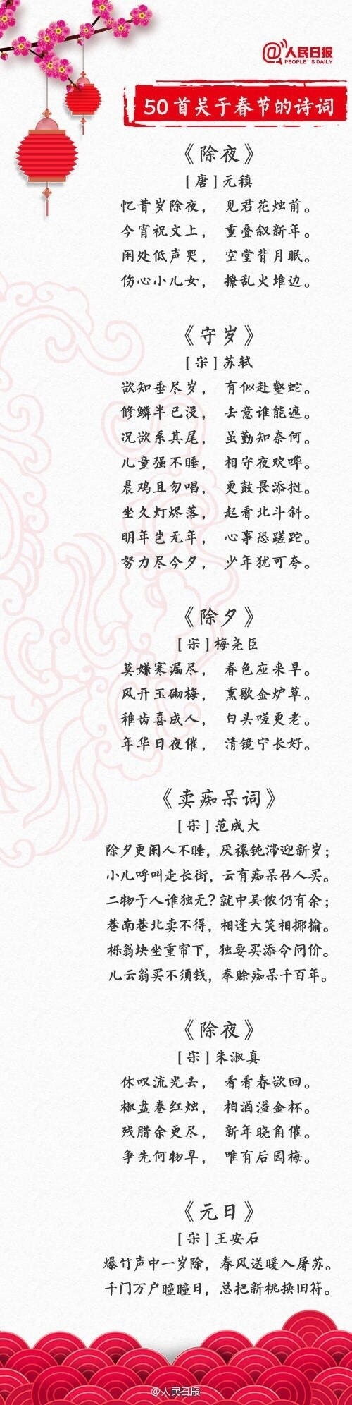 描述春節(jié)的詩(shī)句古詩(shī)詞