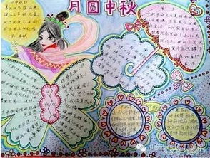 佳句,詩句,中秋節(jié),手抄報