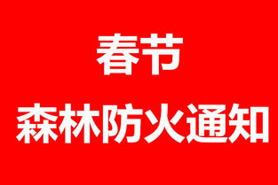 春節(jié)期間防火通知(春節(jié)期間防火安全通知)