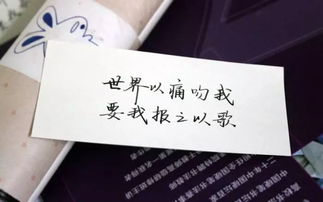 世界以痛吻我要我報(bào)之以歌作文開(kāi)頭