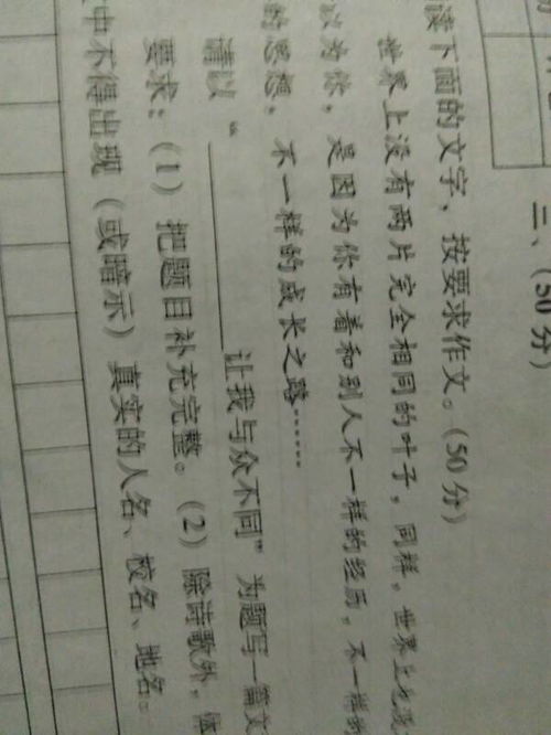 與眾不同的快樂(lè)500字作文開(kāi)頭